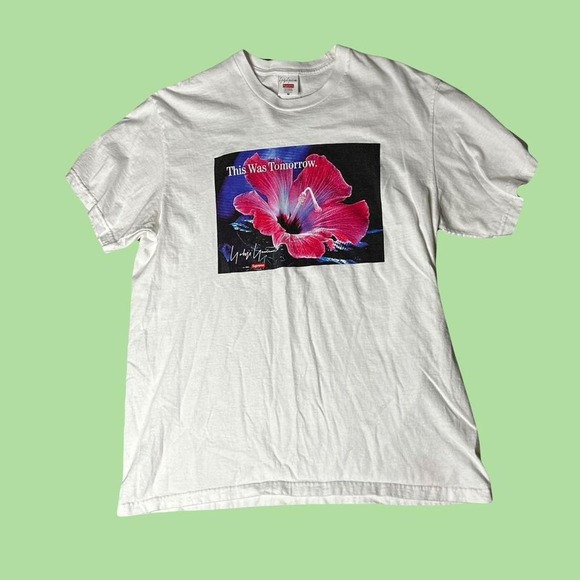 Y2k 2020 SUPREME x YOHJI YAMAMOTO COLLAB WHITE SHIRT SIZE MEDIUM - Picture 1 of 3